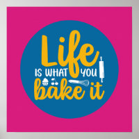 Graciosa Cocina Typografía Retro Baker Art