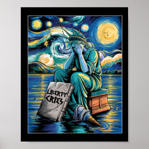 Póster Graciosa Estatua De Los Crímenes De Libertad, Van 