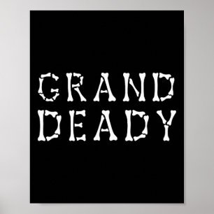 Póster Graciosa Gran Deady Halloween Mummy Deady Hallowee