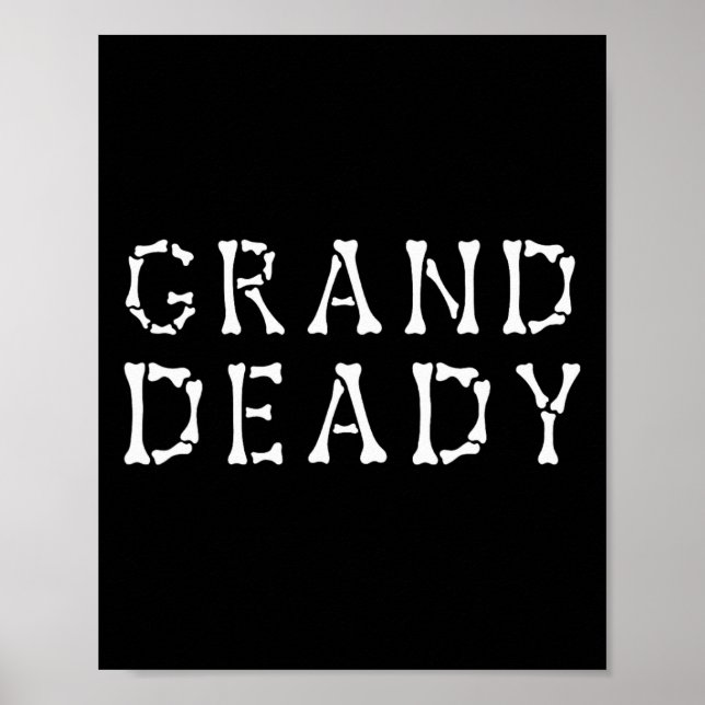Póster Graciosa Gran Deady Halloween Mummy Deady Hallowee (Frente)