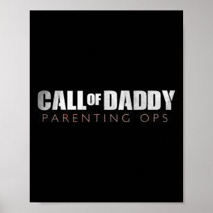 Póster Graciosa Llamada De Papá A Papi Padres Regalo De L
