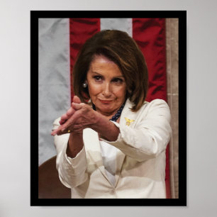Póster Graciosa Nancy Pelosi resalta el meme contra Trump