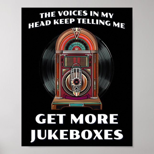 Póster Graciosa Obtén Más Jukeboxes Para La Caja De Juke  (Frente)