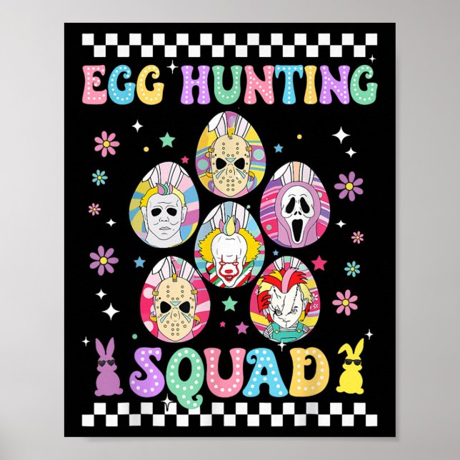 Póster Graciosa Preparación Para Groovy Dye Horror Huevos (Frente)