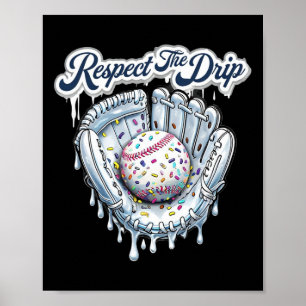 Póster Graciosa venta de goteo helado de helado de goteo 