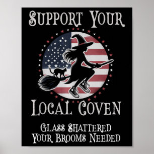 Póster Gracioso Apoyo a Su Horno Local Limpieza De Kamala