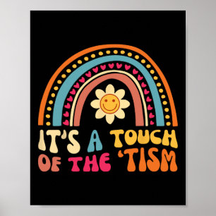 Póster Gracioso Autismo Neurodiversidad Cute es un toque