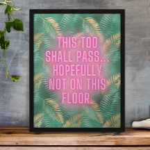 Gracioso Baño Neon Jungle Print Cita