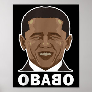 Póster Gracioso Barack Obama Camisa Meme Obama Camisa Ame