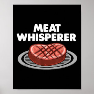 Póster Gracioso Bbq Art Para Hombres Mujeres Parrillando