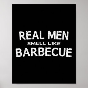 Póster Gracioso Bbq Grilling Gift Shirt Los Hombres Reale