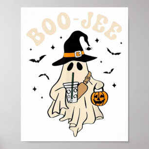 Póster Gracioso Boo-jee Ghost Halloween Boo Jee Ghost Spo