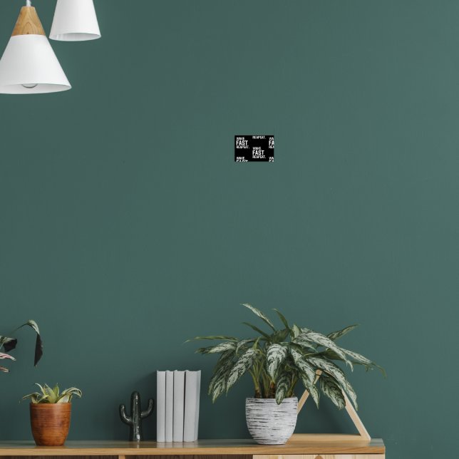 Póster Gracioso despertar Rápido Repita Gráfico Sarcástic (Salón 1)