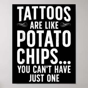 Póster Gracioso Diseño De Tatuajes Para Tatuajes Tattoist