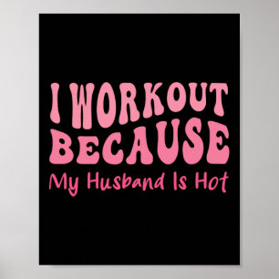 Póster Gracioso entrenamiento Gym Cita Guay Wife Fitness 