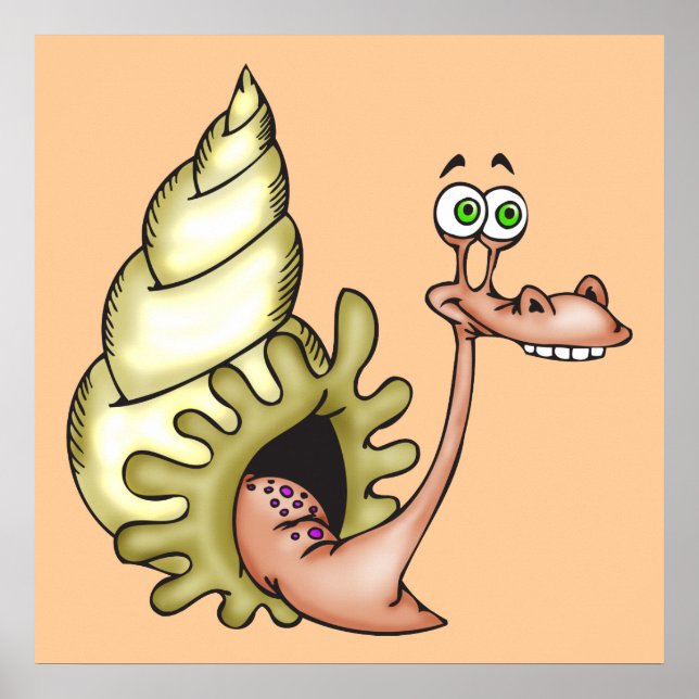 Póster Gracioso Face Sea Animal (Frente)