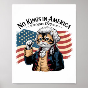 Póster Gracioso Gato No Reyes En Estados Unidos Desde 177