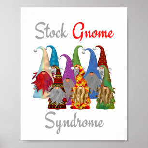Póster Gracioso Gnome Poster Stock Gnome Síndrome Matte