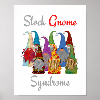Póster Gracioso Gnome Poster Stock Gnome Síndrome Matte