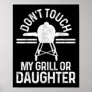 Póster Gracioso Grillmaster Bbq Grill Chef Gift