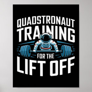 Póster Gracioso Halterofilia Bodybuilding Gym Fitness Ast