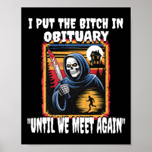 Póster Gracioso Horror Grim Reaper disfraz Hombres Adulto