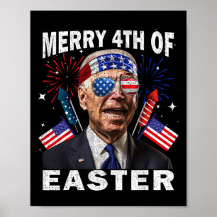 Póster Gracioso Joe Biden 4 De Julio Camisas 4 De Julio D