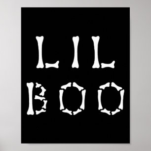 Póster Gracioso Lil Boo Halloween Mummy Deady Halloween M