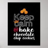 Gracioso mantener la calma y hacer galletas de cho