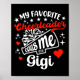 Póster Gracioso, mi animadora favorita me llama Gigi Chee