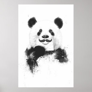 Póster Gracioso panda