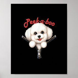 Póster Gracioso - Peekaboo Halloween