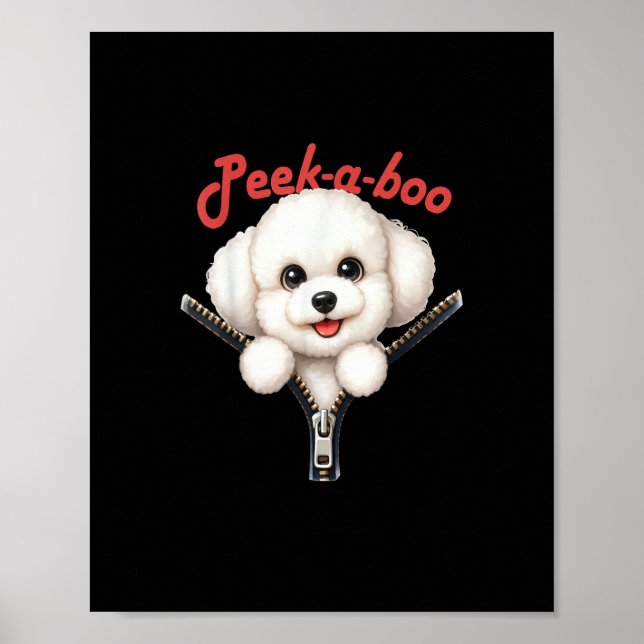 Póster Gracioso - Peekaboo Halloween (Frente)