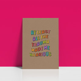 Póster Gracioso Poster estético de moda del arcoiris