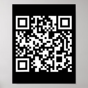 Póster Gracioso Qr Trump 47 Día de Inauguración 2025 Códi