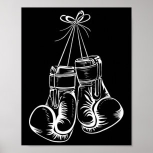 Póster Gracioso Regalo De Boxeo Para Hombres Mujeres Guan