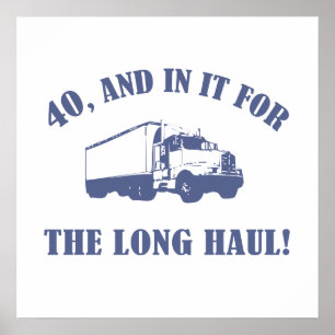 Póster Gracioso regalo de cumpleaños 40