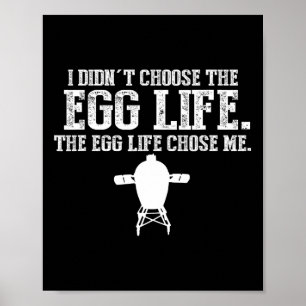 Póster Gracioso regalo de Pitmaster para Fumador de Huevo