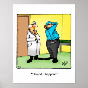 Póster Gracioso regalo de Poster de Humor de Golf
