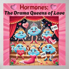 Póster Gracioso San Valentín