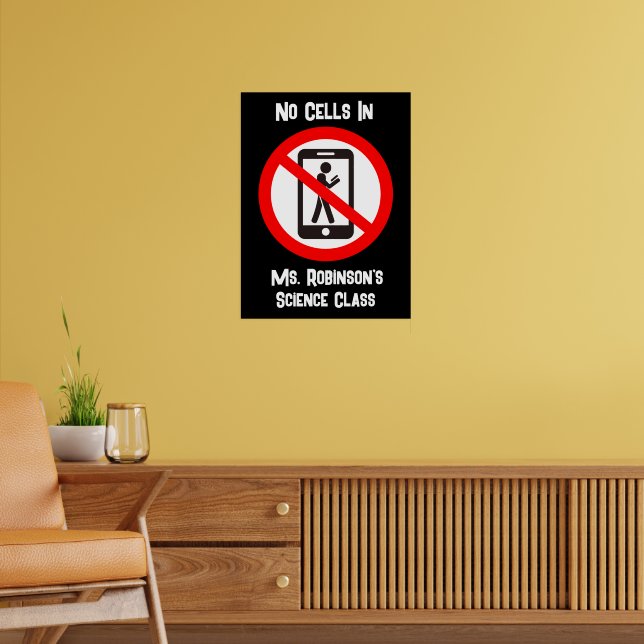 Póster Gracioso sin células en la sala de ciencias (Salón 2)