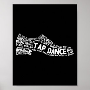 Póster Gracioso Tap Dance Regalo Zapato Bailando Cute Bai