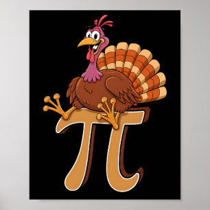 Póster Gracioso Turco Día Pi Pie Math Gover Geek Nerd Gra