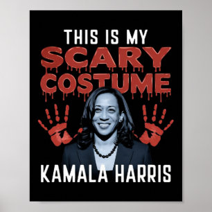 Póster Gracioso vestido de Halloween Kamala Harris - 47°