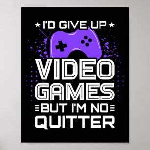 Póster Gracioso Video Gamer - Pc Console Gaming - Videoju