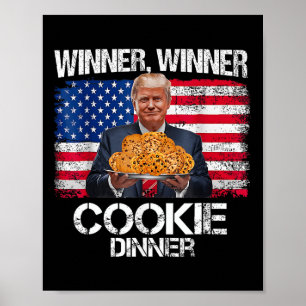 Póster Graciosos Navidades de Trump diseñan cocina ganado