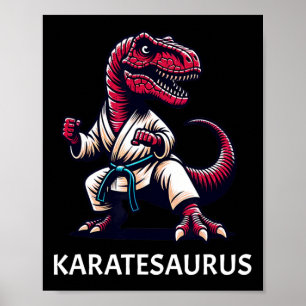 Póster Graciosos Regalos De Amante De Karate Y Ropa De Ka