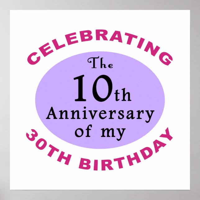 Póster Graciosos regalos de la Mordaza de Cumpleaños 40 (Frente)