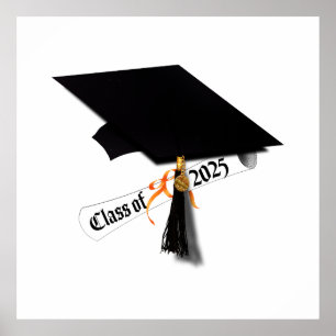 Póster Grad Cap Class de 2025