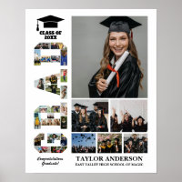 Grad Class Senior Graduation Day DIY Collage de fo